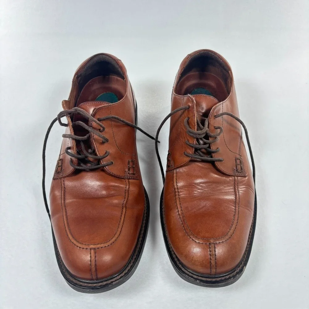 Florsheim Dress Shoes Loafers Mens 13 M Brown‎ Leather Comfortech Lace up
